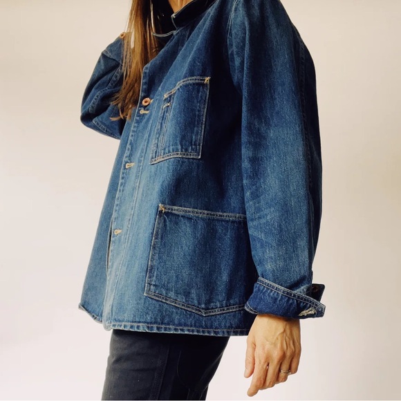 Hey Gang The Barn Coat in Japanese Denim Size 00 - Picture 5 of 6